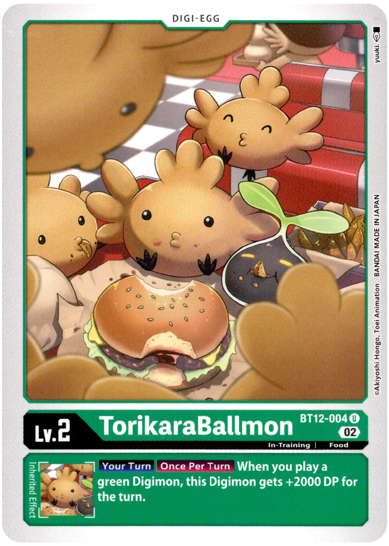 TorikaraBallmon - BT12-004 U - Across Time - Card Cavern