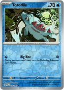 Totodile - 039/162 - Temporal Forces - Reverse Holo - Card Cavern