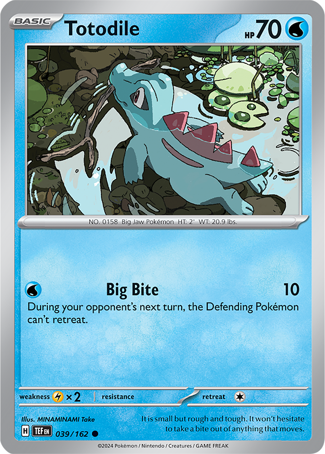 Totodile - 039/162 - Temporal Forces - Card Cavern
