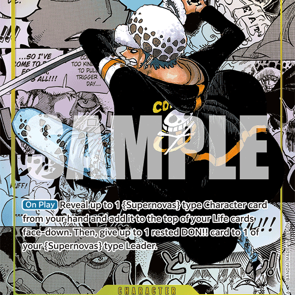 trafalgar law card sleeves Trafalgar Law (Manga) - OP10-119 SEC - Royal Blood