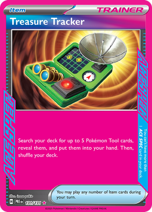 Treasure Tracker - 131/131 - Prismatic Evolutions - Holo - Card Cavern