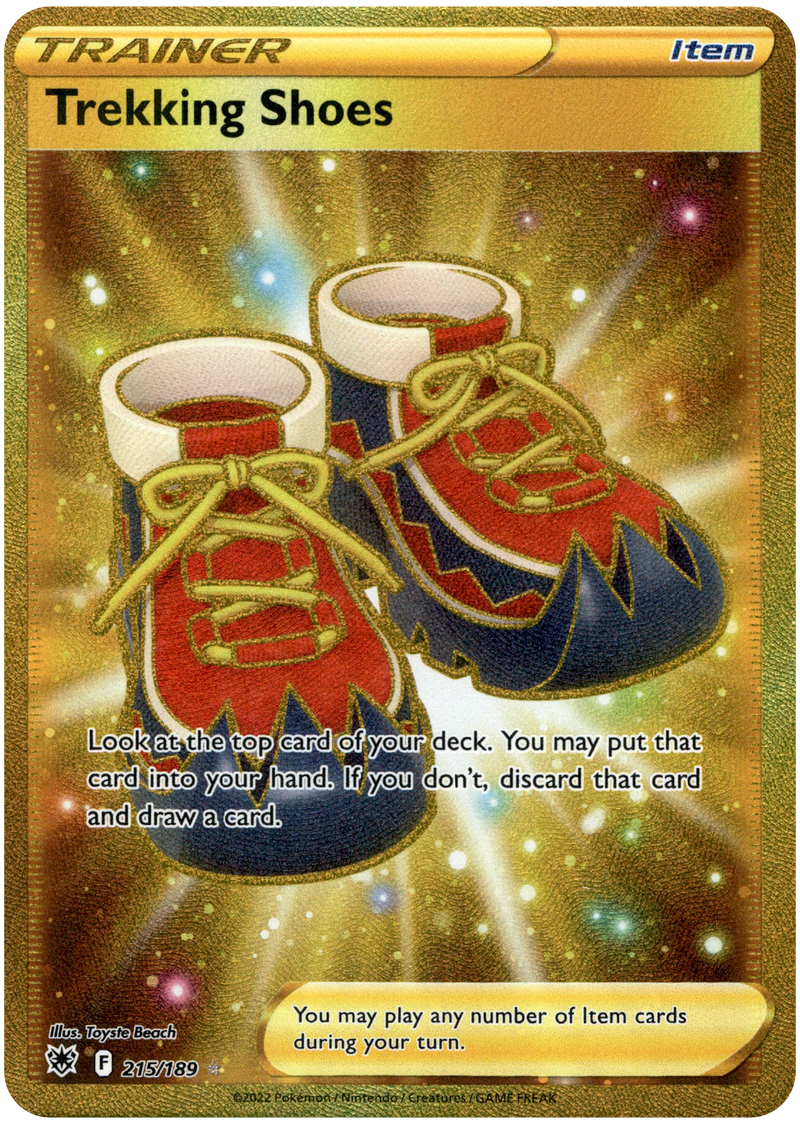 Trekking Shoes Secret Rare - 215/189 - Astral Radiance - Holo - Card Cavern