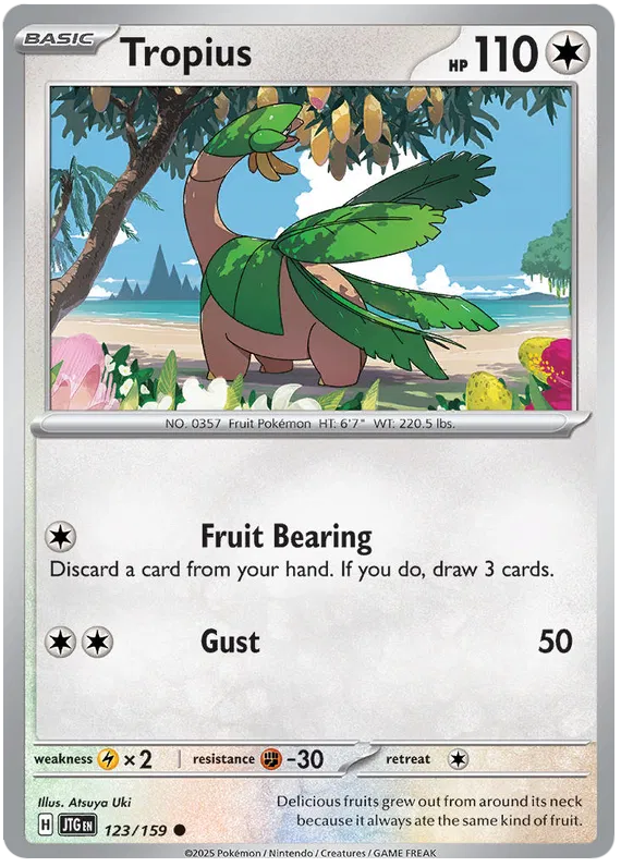 Tropius - 123/159 - Journey Together - Card Cavern