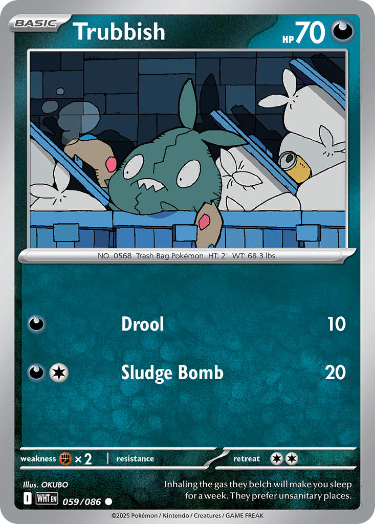 Trubbish - 059/086 - White Flare - Card Cavern