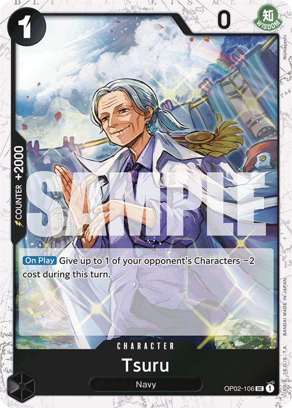 Tsuru - OP02-106 UC - The Best - Jolly Roger Foil - Card Cavern