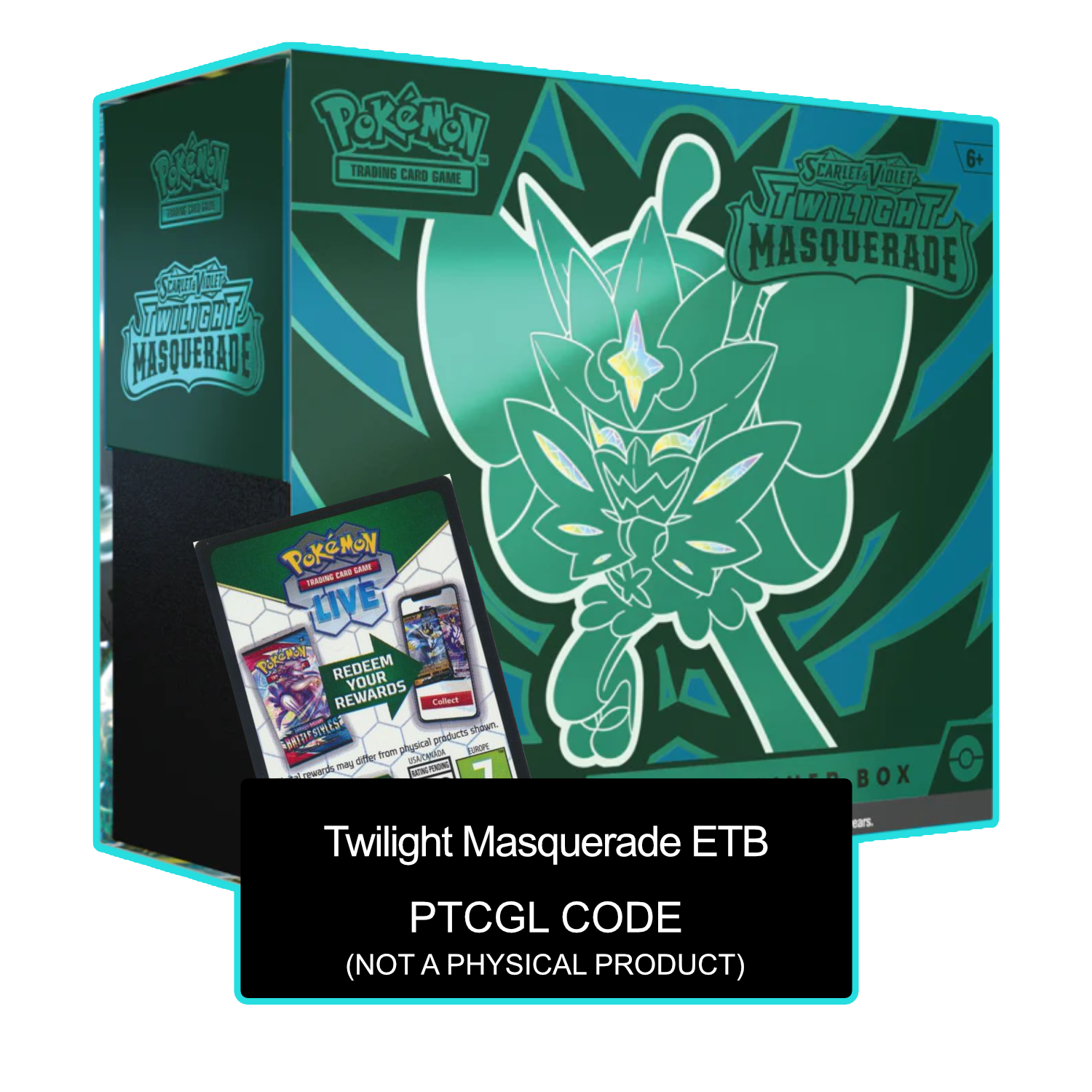 Twilight Masquerade ETB - PTCGL Code - Card Cavern