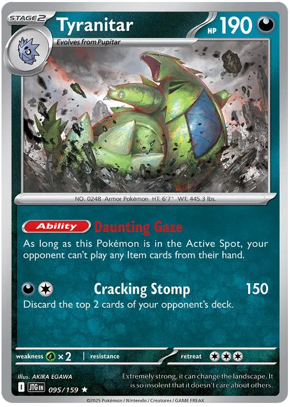 Tyranitar - 095/159 - Journey Together - Holo - Card Cavern