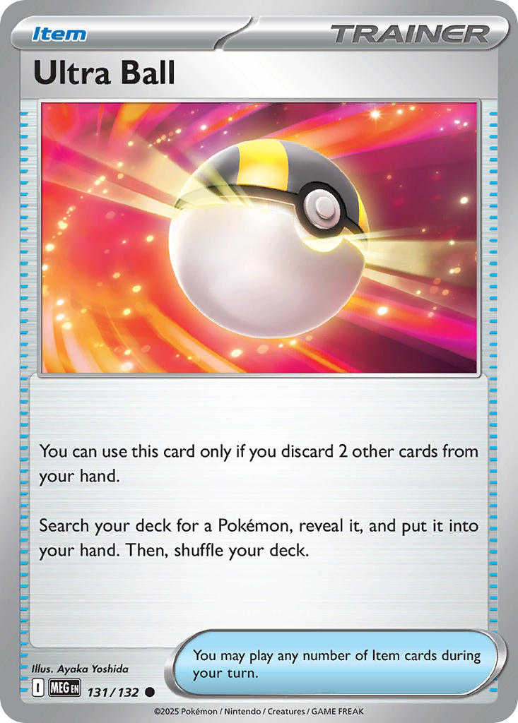 Ultra Ball - 131/132 - Mega Evolution - Card Cavern