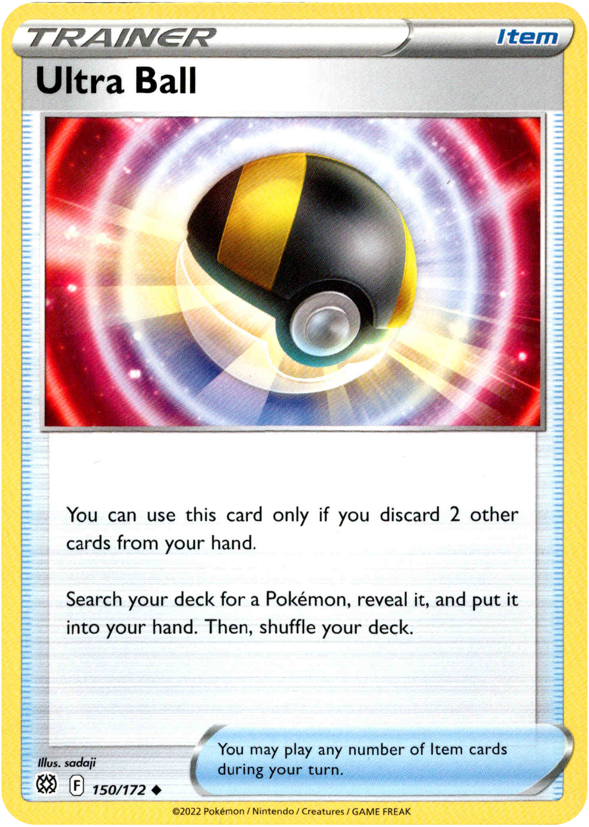 Ultra Ball - 150/172 - Brilliant Stars - Card Cavern