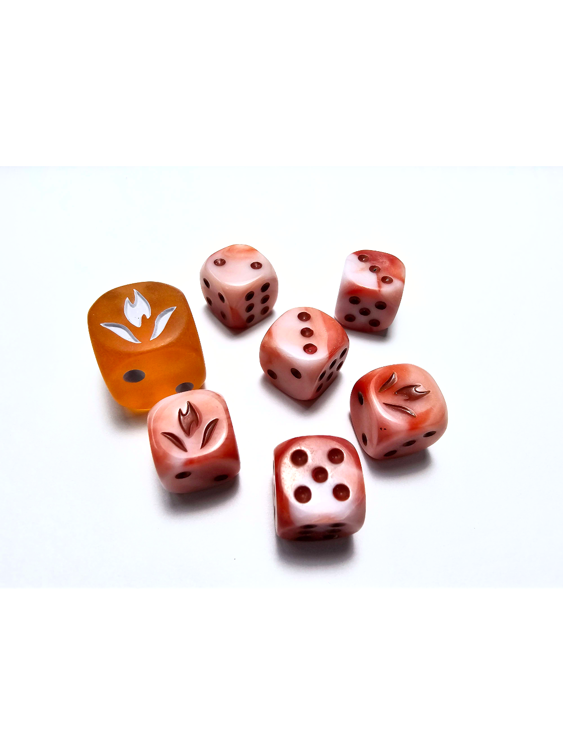 Unbroken Bonds ETB Dice - 6 Damage Counters and 1 Coin-Flip Die - Card Cavern