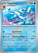 Vaporeon (Poke Ball Pattern) - 022/131 - Prismatic Evolutions - Holo - Card Cavern