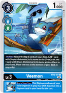 Veemon - BT12-021 C - Across Time - Card Cavern