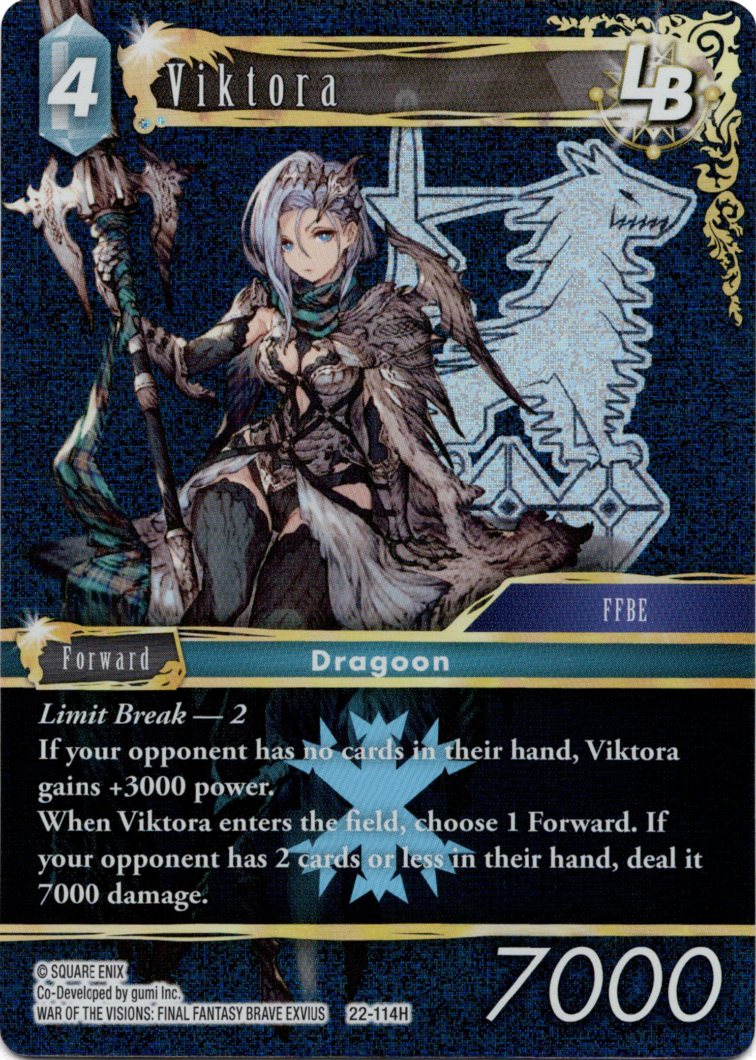 Viktora LB - 22-114H - Hidden Hope - Foil - Card Cavern