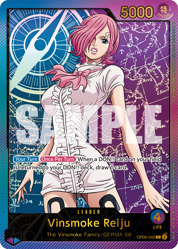Vinsmoke Reiju (SPR) - OP06-042 L - Anime 25th Collection - Foil - Card Cavern