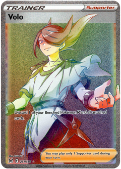 Volo Hyper Rare - 211/196 - Lost Origin - Holo - Card Cavern
