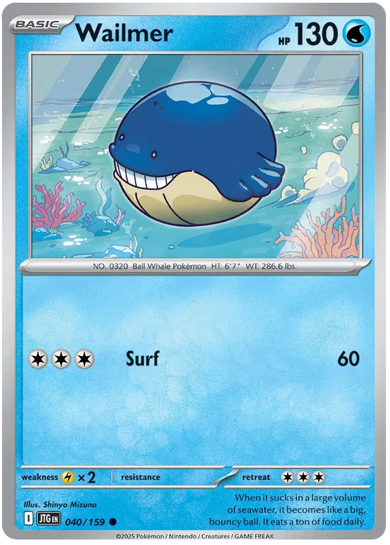 Wailmer - 040/159 - Journey Together - Card Cavern