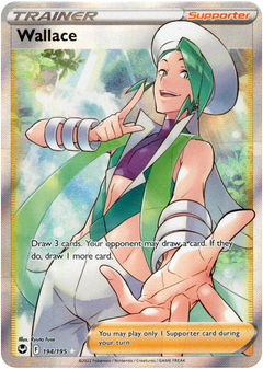 Wallace Full Art - 194/195 - Silver Tempest - Holo - Card Cavern