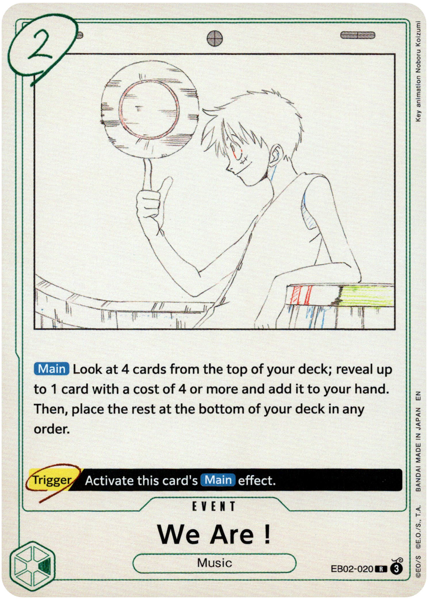 We Are! - EB02-020 R - Anime 25th Collection - Card Cavern
