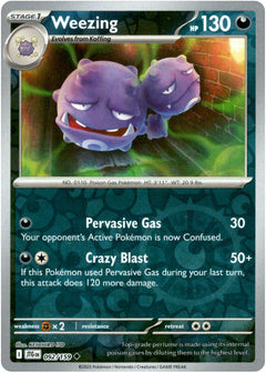 Weezing - 092/159 - Journey Together - Reverse Holo - Card Cavern