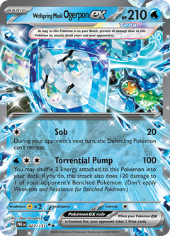 Wellspring Mask Ogerpon ex - 027/131 - Prismatic Evolutions - Holo - Card Cavern