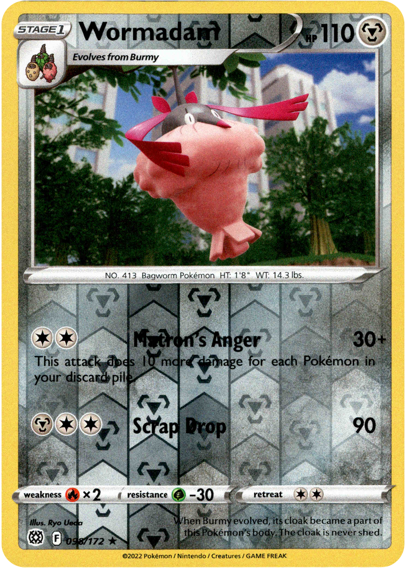 wormadam pokemon card Wormadam - 098/172 - Brilliant Stars