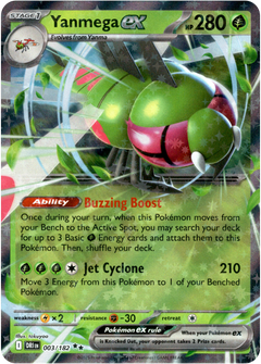 Yanmega ex - 003/182 - Destined Rivals - Holo - Card Cavern