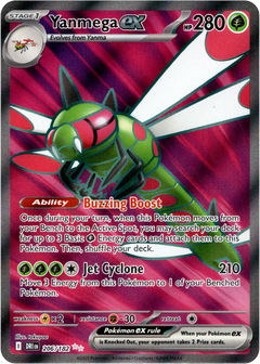 Yanmega ex - 206/182 - Destined Rivals - Holo - Card Cavern