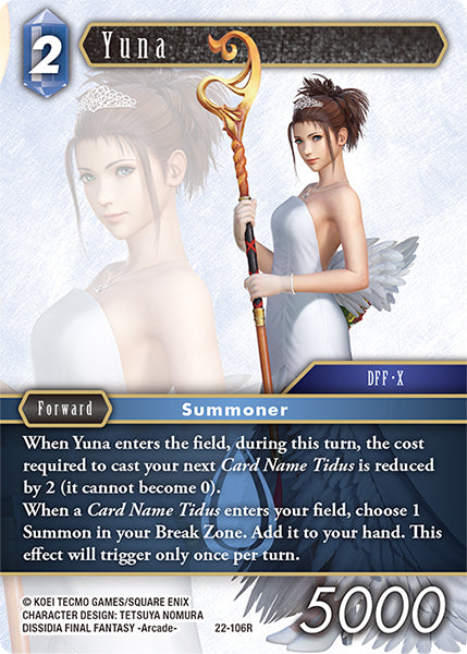 Yuna - 22-106R - Hidden Hope - Card Cavern