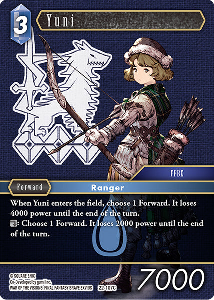 Yuni - 22-107C - Hidden Hope - Card Cavern