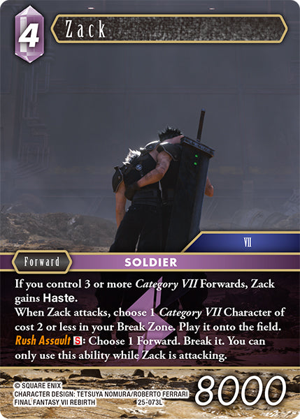 Zack - 25-073L - Tears of the Planet - Card Cavern
