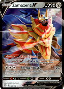 Zamazenta V - 105/172 - Brilliant Stars - Holo - Card Cavern