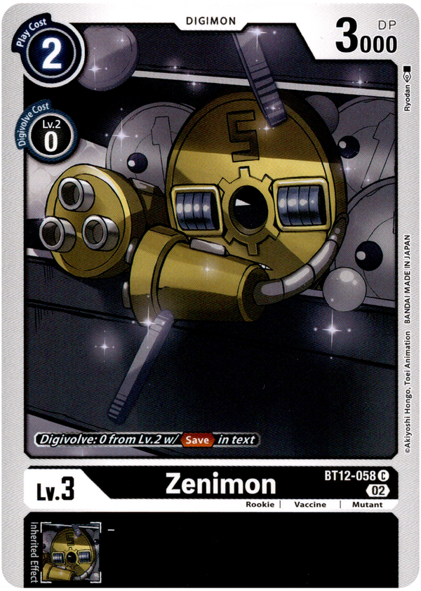 Zenimon - BT12-058 C - Across Time - Card Cavern