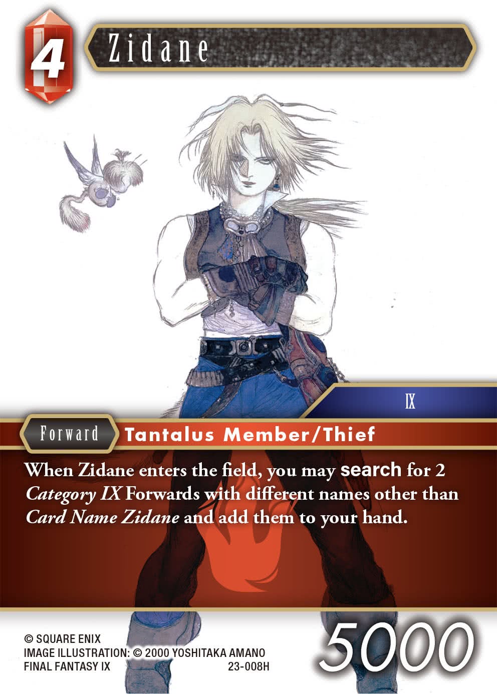 Zidane - 23-008H - Hidden Trials - Card Cavern
