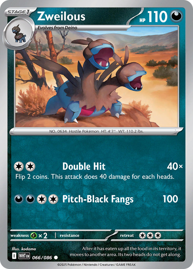Zweilous - 066/086 - White Flare - Card Cavern
