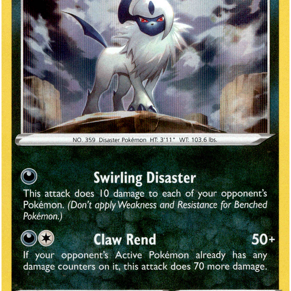 Pokemon Absol Razor Wind Card Absol Card