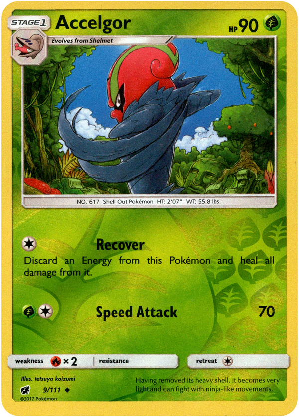 Accelgor - 9/111 - Crimson Invasion - Reverse Holo - Card Cavern