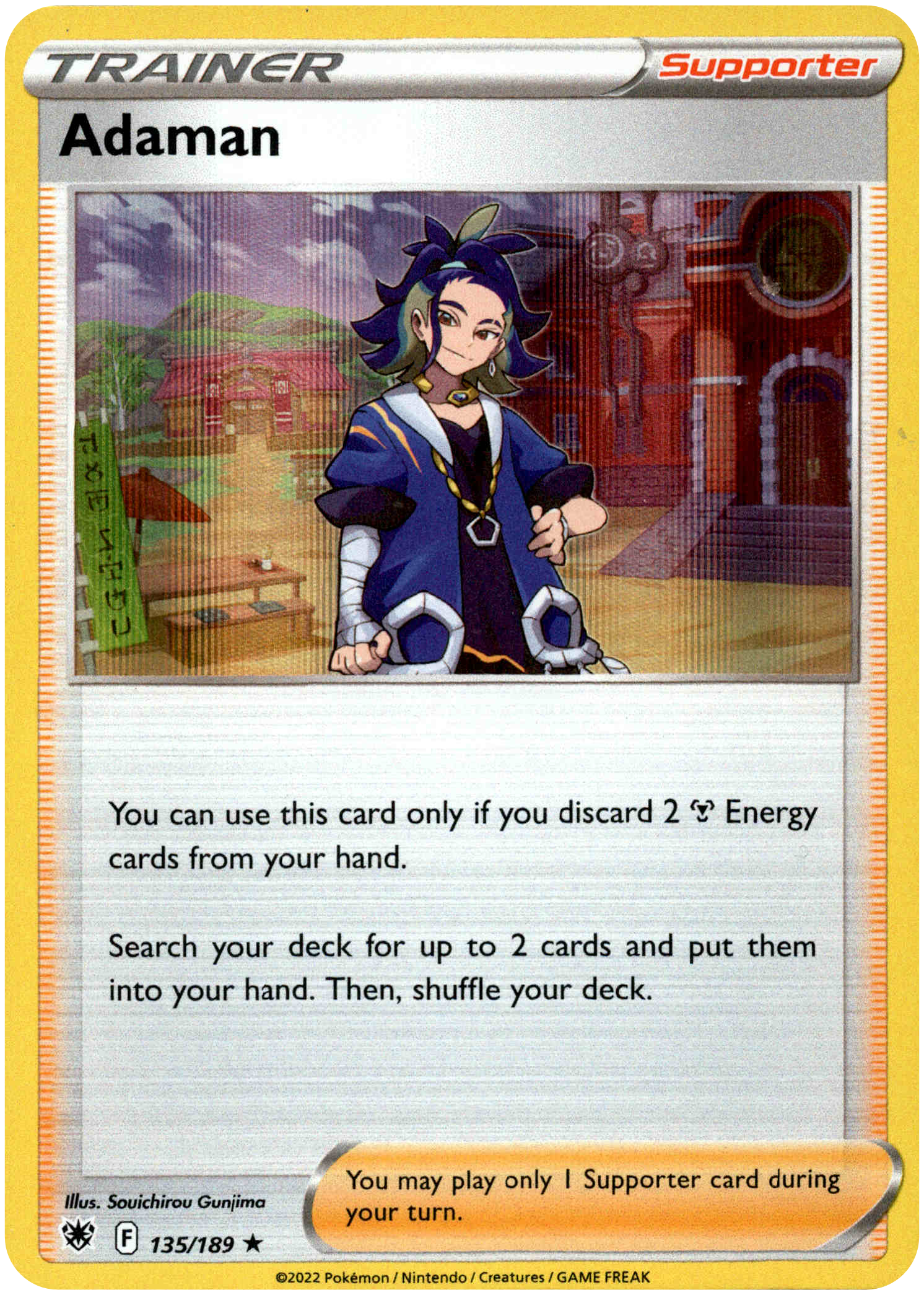 Adaman - 135/189 - Astral Radiance - Holo - Card Cavern