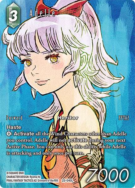 Adelle Full Art - 23-040L - Hidden Trials - Foil - Card Cavern