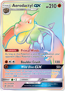 Aerodactyl GX Hyper Rare - 244/236 - Unified Minds - Holo - Card Cavern