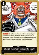 After All These Years I'm Losing My Edge!!! - OP11-097 UC - A Fist of Divine Speed - Card Cavern