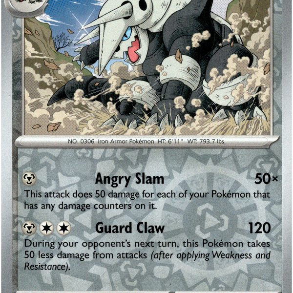 Aggron - 122/167 - Twilight Masquerade - Reverse Holo Card Cavern Trading Cards, LLC Aggron - 122/167 - Twilight Masquerade - Reverse Holo Card Cavern Trading Cards, LLC
