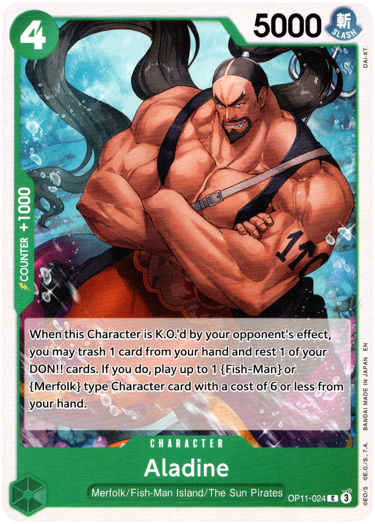 Aladine - OP11-024 C - A Fist of Divine Speed - Card Cavern