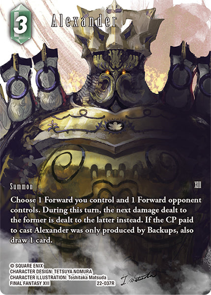 Alexander Full Art - 22-037R - Hidden Hope - Foil - Card Cavern