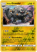 Alolan Graveler - 41/145 - Guardians Rising - Reverse Holo - Card Cavern