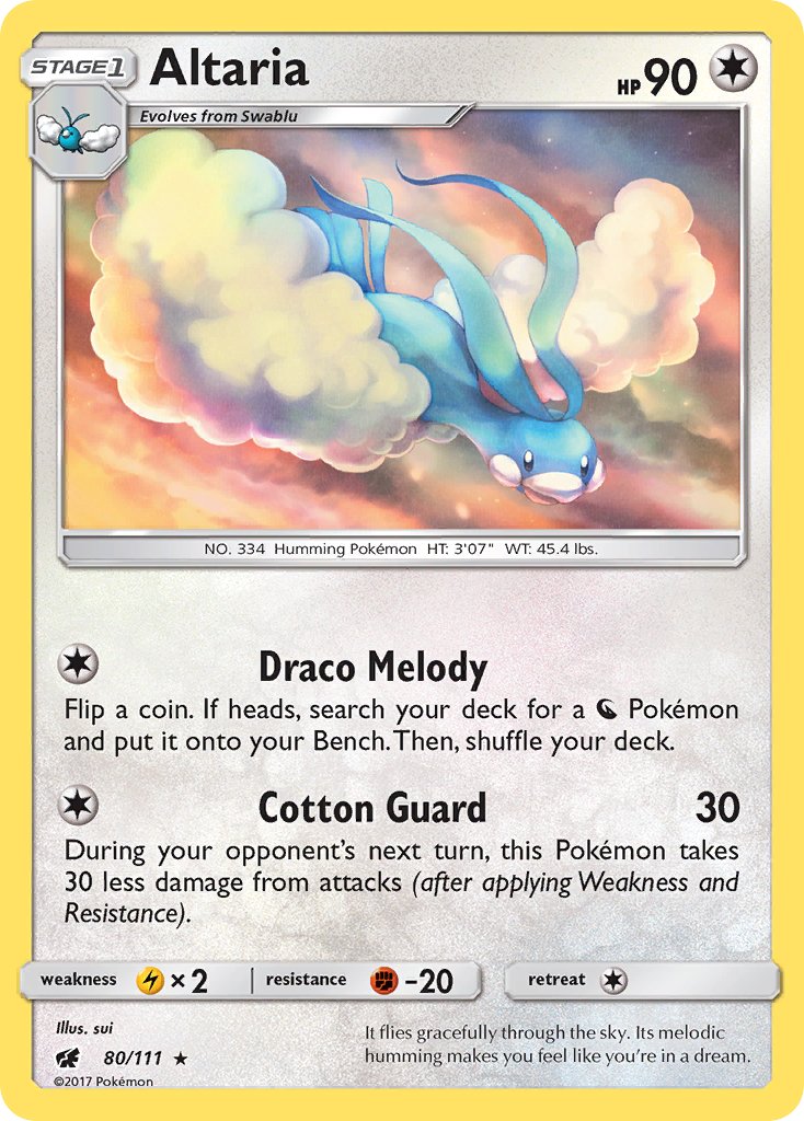 Altaria - 80/111 - Crimson Invasion - Card Cavern