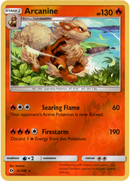 Arcanine - 22/149 - Sun & Moon - Reverse Holo - Card Cavern