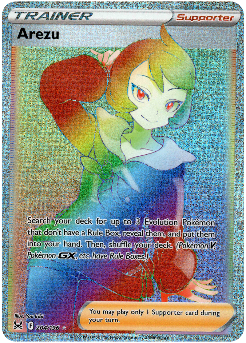 Arezu Hyper Rare - 204/196 - Lost Origin - Holo Card Cavern Trading Cards, LLC Arezu Hyper Rare - 204/196 - Lost Origin - Holo Card Cavern Trading Cards, LLC