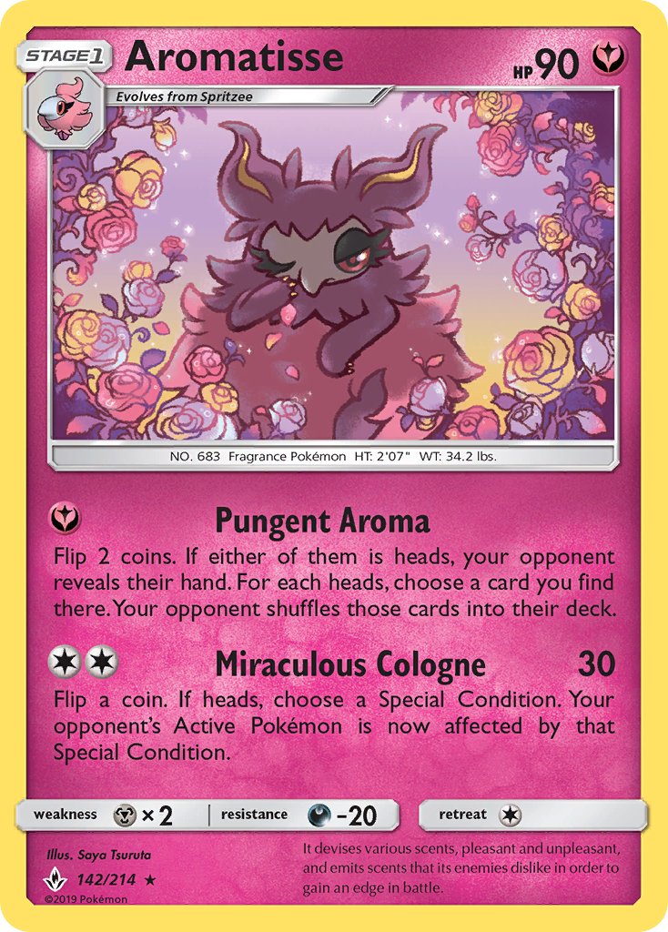 Aromatisse - 142/214 - Unbroken Bonds - Card Cavern