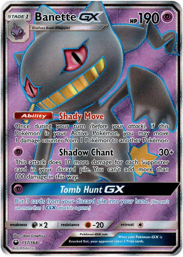 banette pokemon card GX Full Art - 157/168 - Celestial Storm Discover exclusive Pokémon variants 🧡 Dragonite Reverse from Options:0009 - (FOIL) Wilds of Eldraine: Enchanting Tales (WOT) system_lorcana