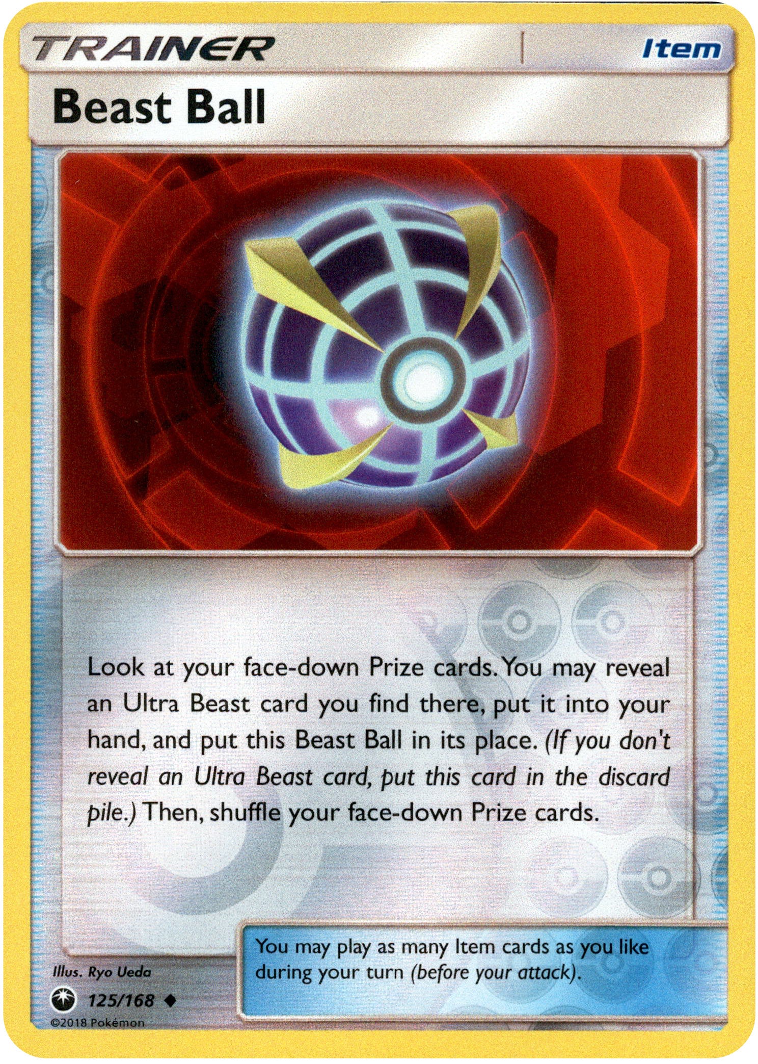Beast Ball - 125/168 - Celestial Storm - Reverse Holo - Card Cavern